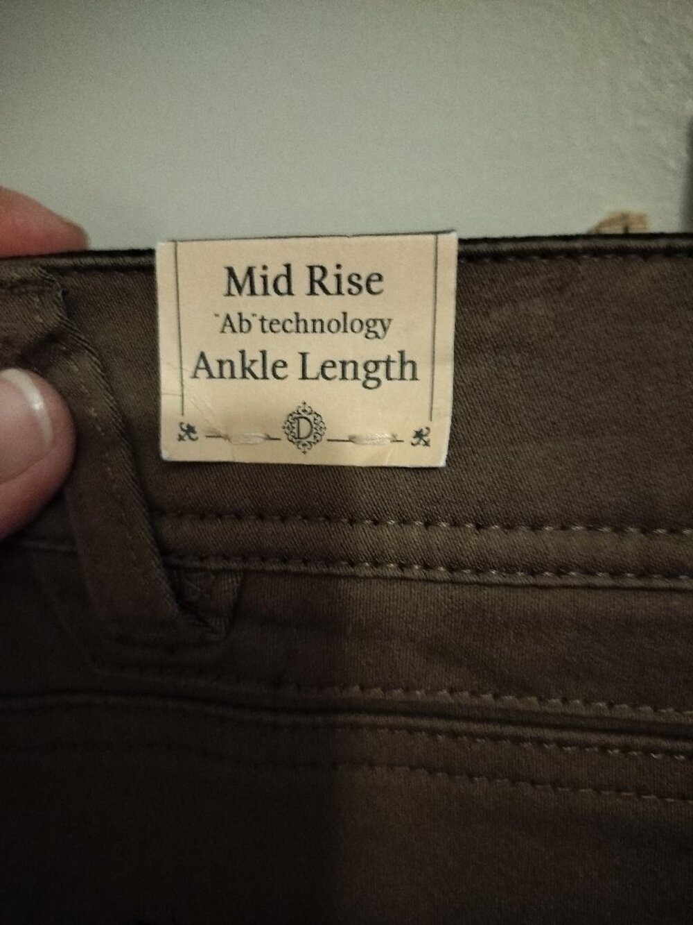 Democracy Ab Technology Ankle Length pants size 12 - Picture 4 of 5